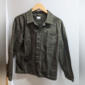 Asket Overshirt Men’s Size M Olive Green Sustainable Responsible Ecowear